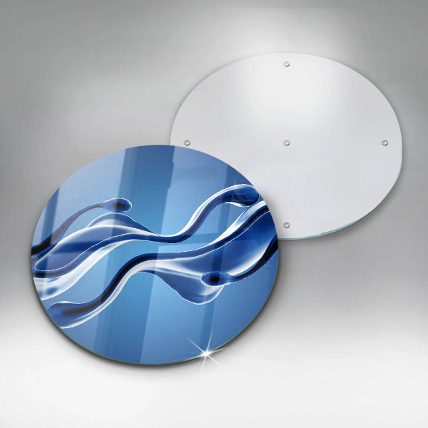 De vidrio templado Abstracción de fluidos