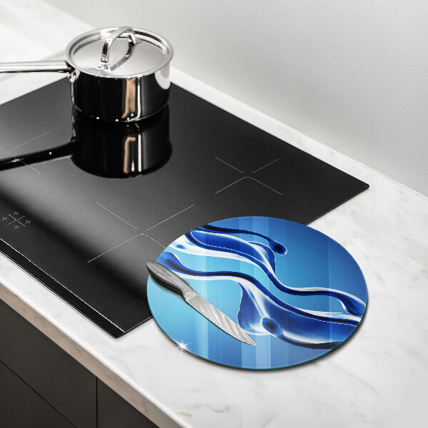 De vidrio templado Abstracción de fluidos