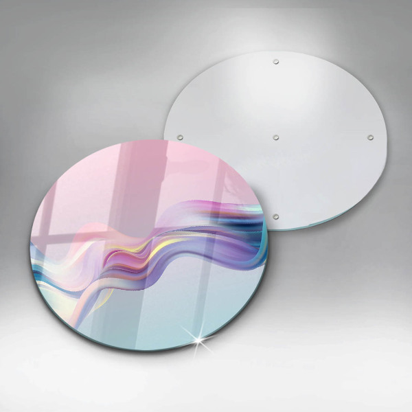 De vidrio templado Abstracción pastel