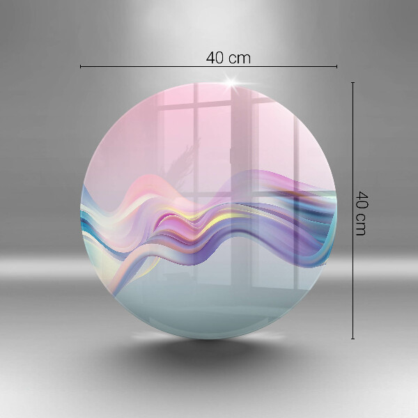 De vidrio templado Abstracción pastel