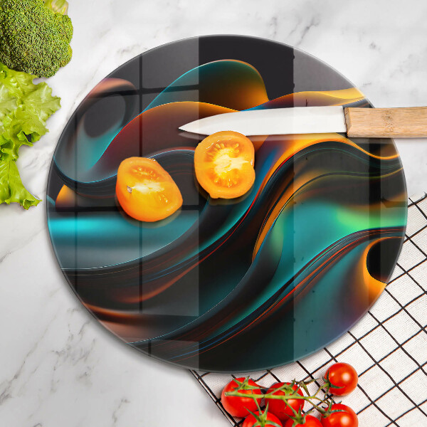 De vidrio templado Abstracción colorida