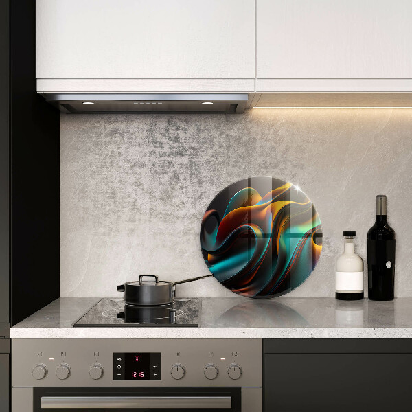 De vidrio templado Abstracción colorida