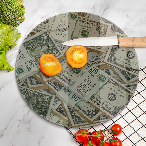 De vidrio templado Dólares de dinero