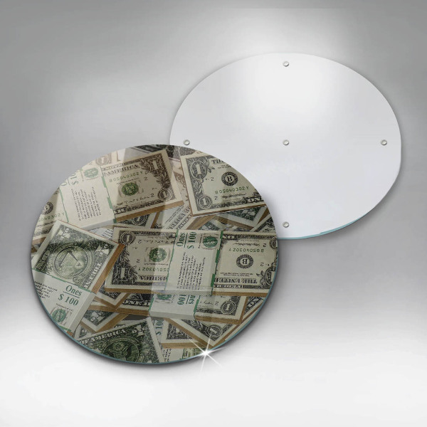 De vidrio templado Dólares de dinero