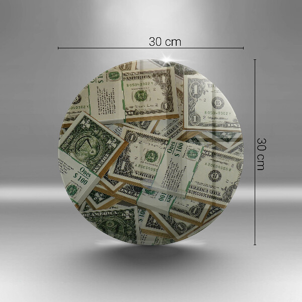 De vidrio templado Dólares de dinero