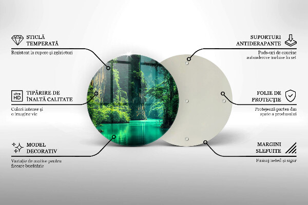 De vidrio templado Paisaje de laguna