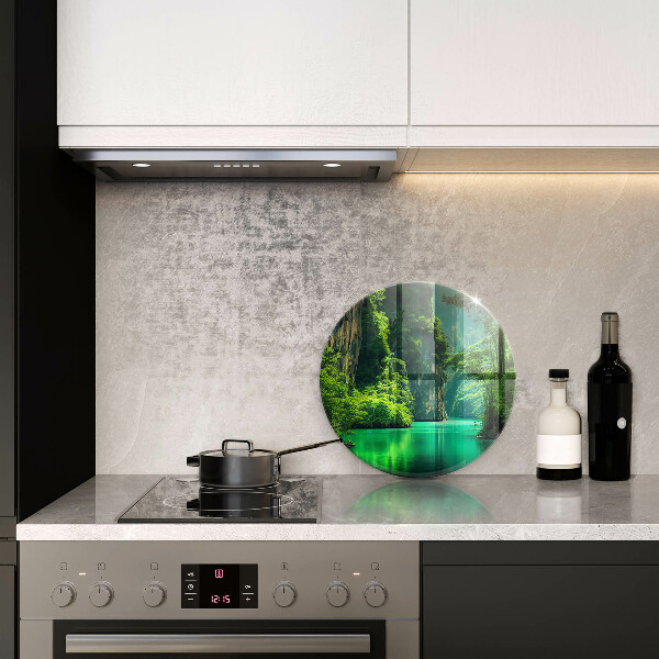 De vidrio templado Paisaje de laguna