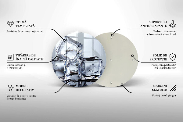 De vidrio templado Cubos de hielo