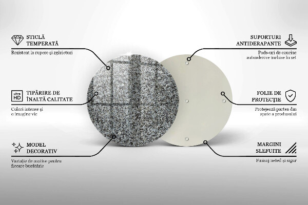 De vidrio templado Textura de piedra