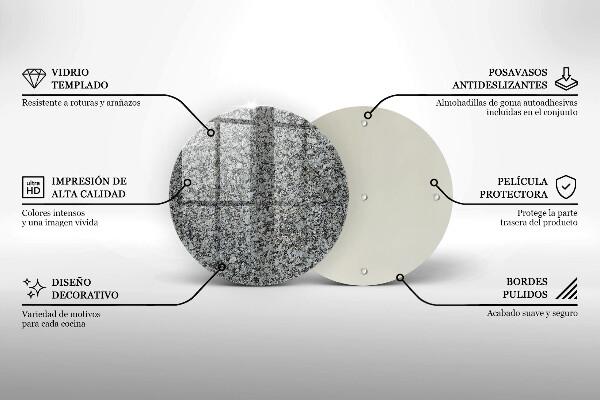 De vidrio templado Textura de piedra