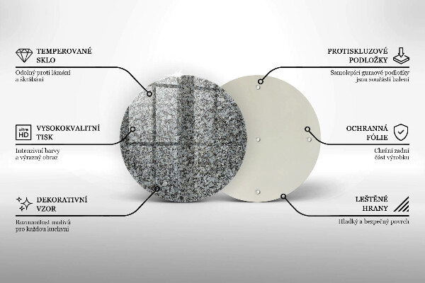 De vidrio templado Textura de piedra