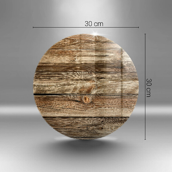 De vidrio templado Textura de tablón de madera