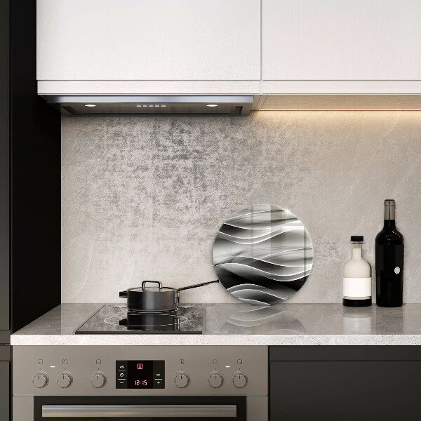 De vidrio templado Líneas abstractas de humo