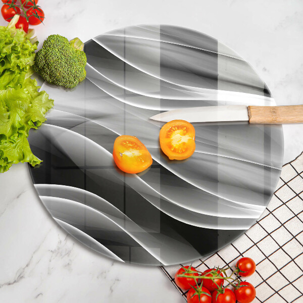 De vidrio templado Líneas abstractas de humo