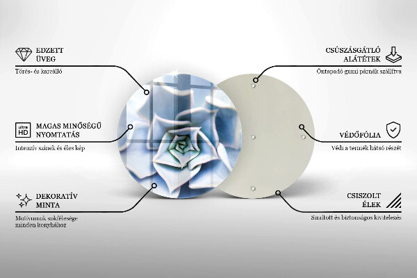 De vidrio templado Planta de flores