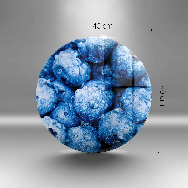 De vidrio templado Arándanos jugosos