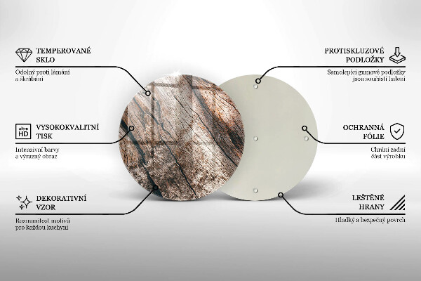 De vidrio templado Estructura de madera