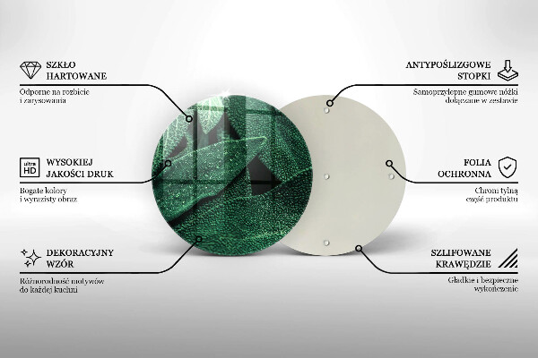 De vidrio templado Las hojas de la planta