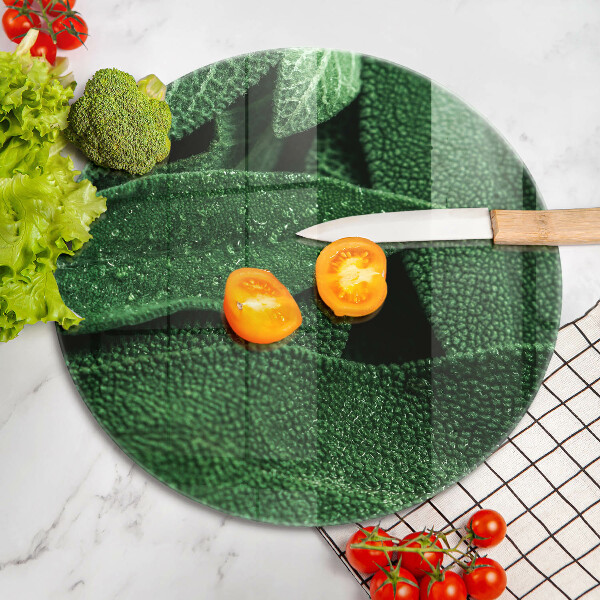 De vidrio templado Las hojas de la planta