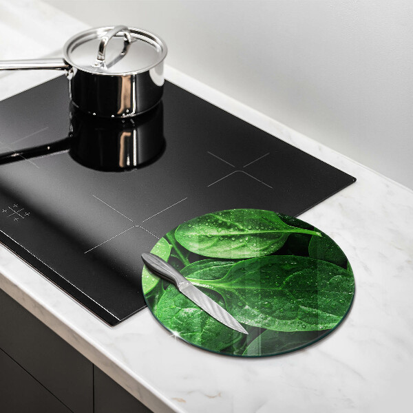 De vidrio templado Hojas de albahaca