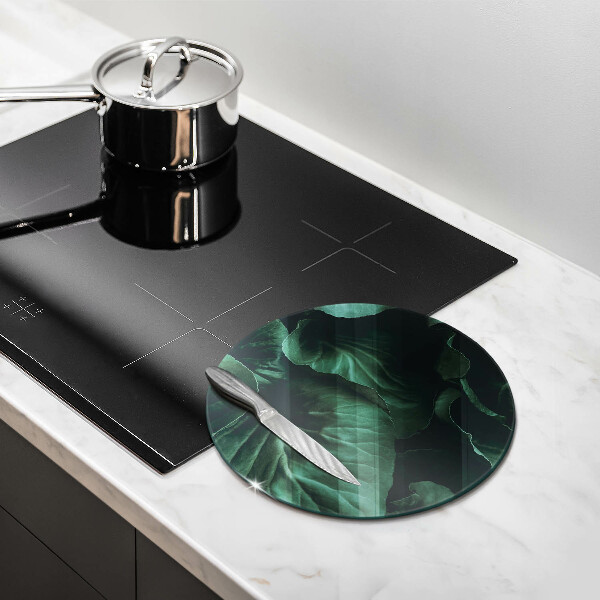 De vidrio templado Hojas oscuras salvajes