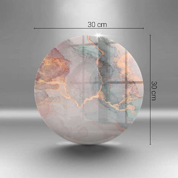 De vidrio templado Mármol con oro