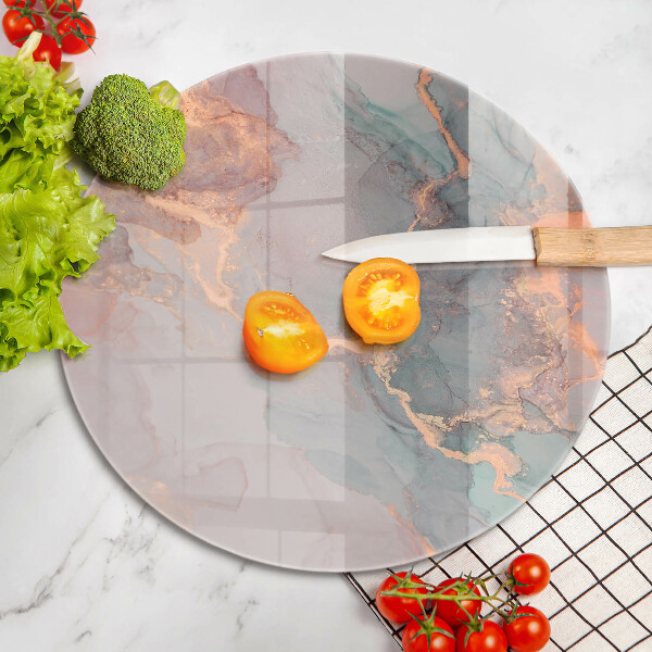 De vidrio templado Mármol con oro