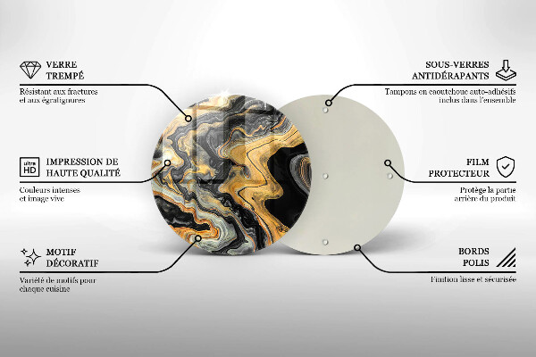 De vidrio templado Estructura abstracta