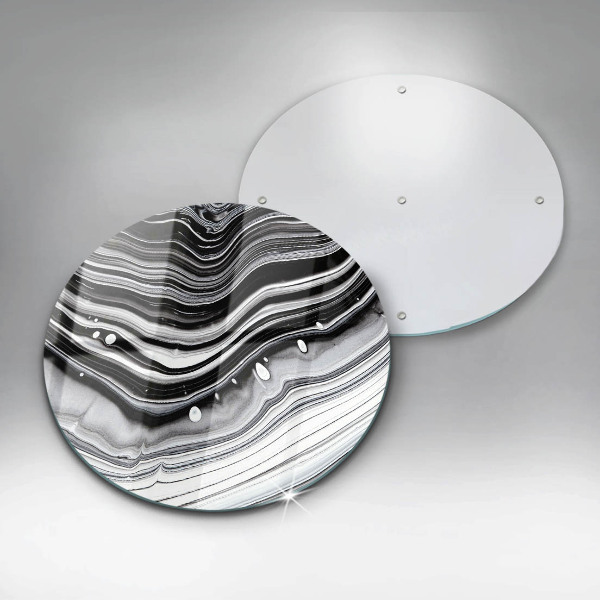 De vidrio templado Abstracción de tinta