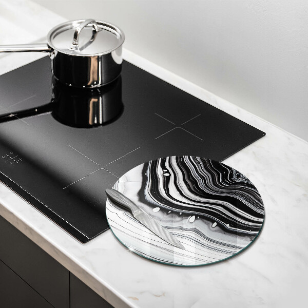 De vidrio templado Abstracción de tinta