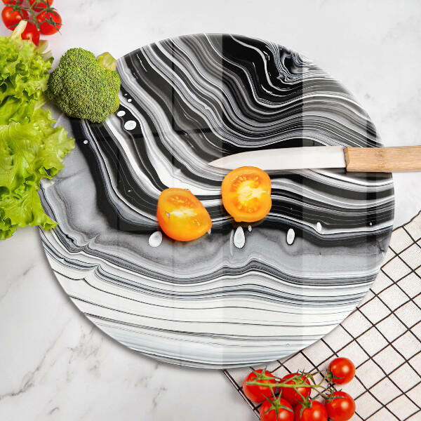 De vidrio templado Abstracción de tinta