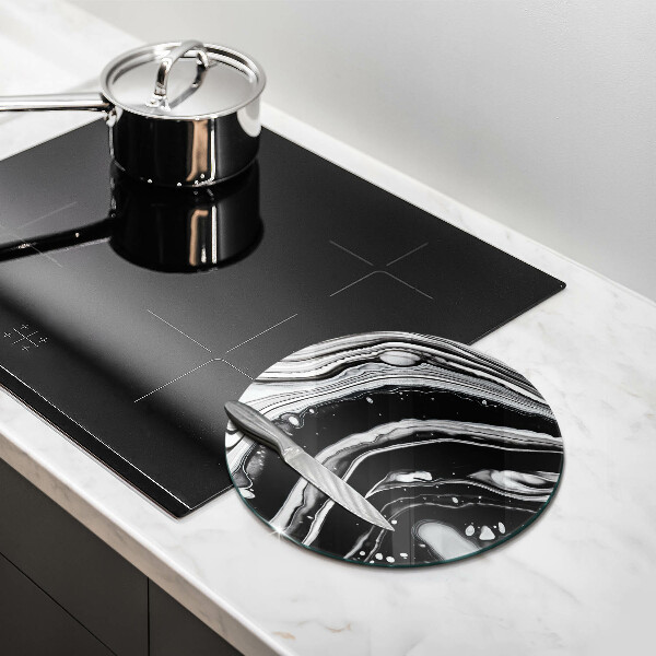 De vidrio templado Abstracción de tinta