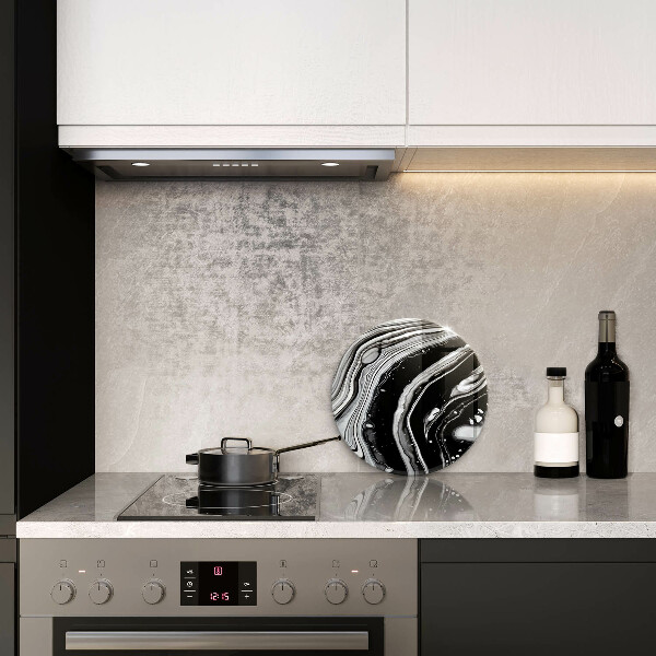 De vidrio templado Abstracción de tinta