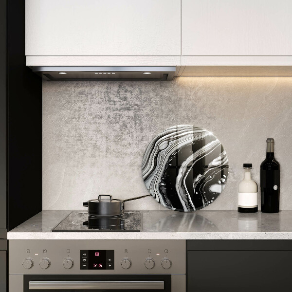 De vidrio templado Abstracción de tinta