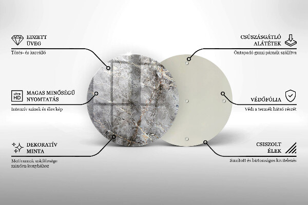 De vidrio templado Textura de piedra