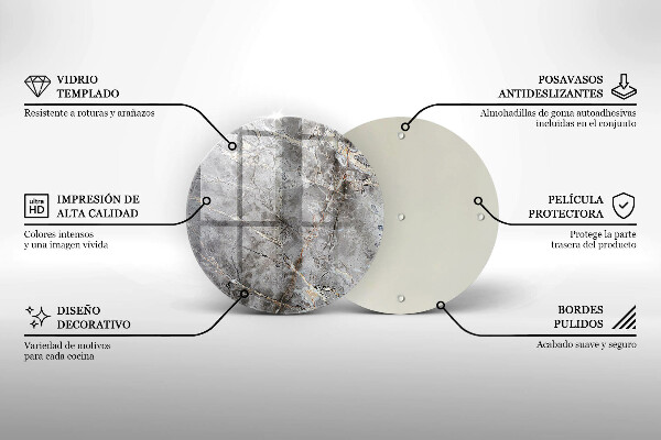 De vidrio templado Textura de piedra