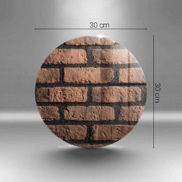 De vidrio templado Pared de ladrillos