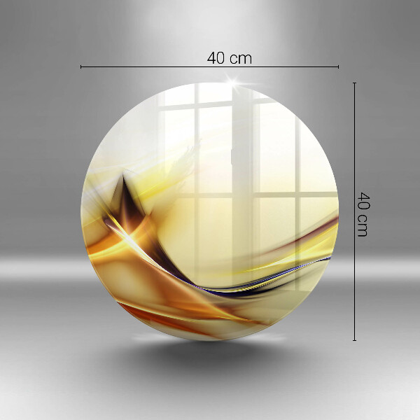 De vidrio templado Líneas abstractas de luz