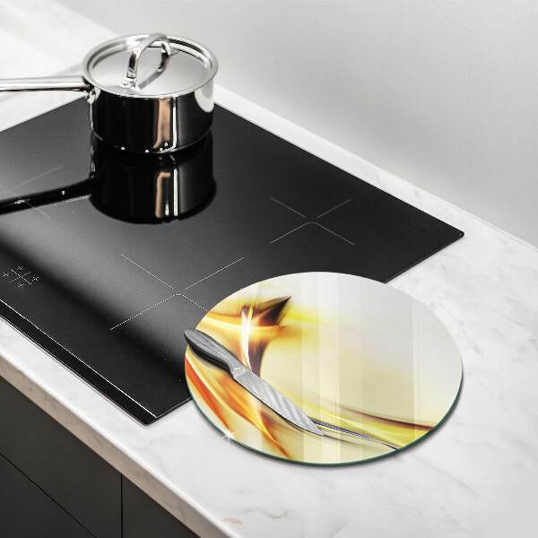 De vidrio templado Líneas abstractas de luz