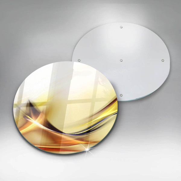 De vidrio templado Líneas abstractas de luz