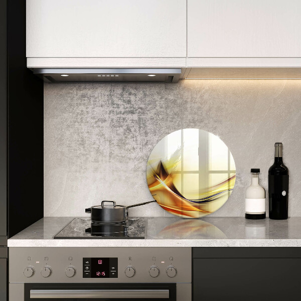 De vidrio templado Líneas abstractas de luz