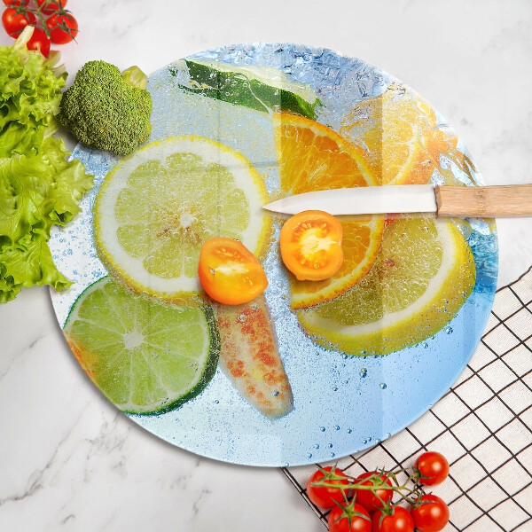 De vidrio templado Agua jugosa de cítricos