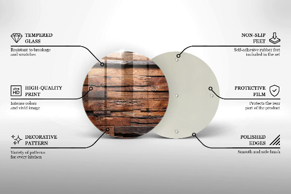 De vidrio templado Tableros de madera decorativos