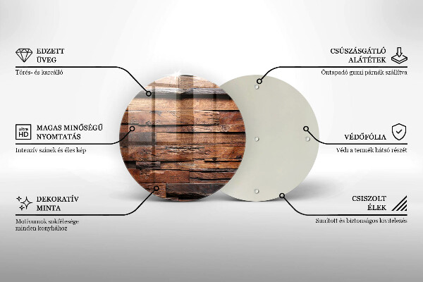 De vidrio templado Tableros de madera decorativos