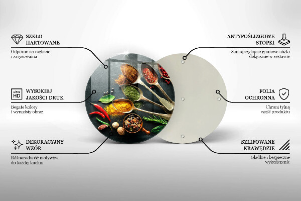 De vidrio templado Cucharas de cocina de especias