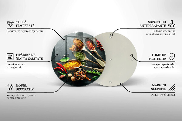 De vidrio templado Cucharas de cocina de especias