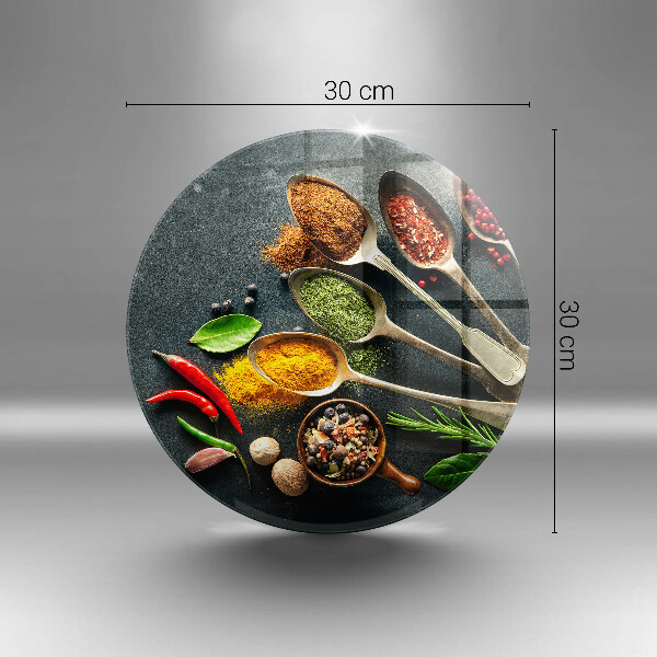 De vidrio templado Cucharas de cocina de especias