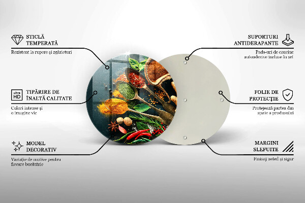 De vidrio templado Cucharas de especias de cocina