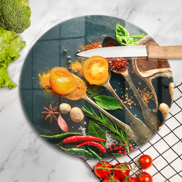 De vidrio templado Cucharas de especias de cocina