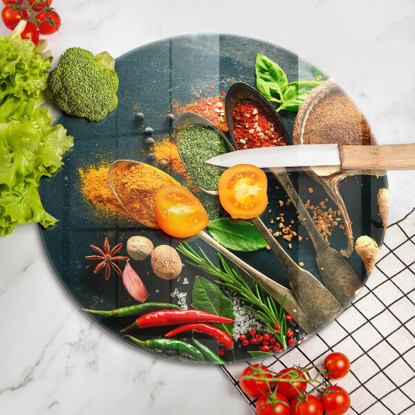 De vidrio templado Cucharas de especias de cocina